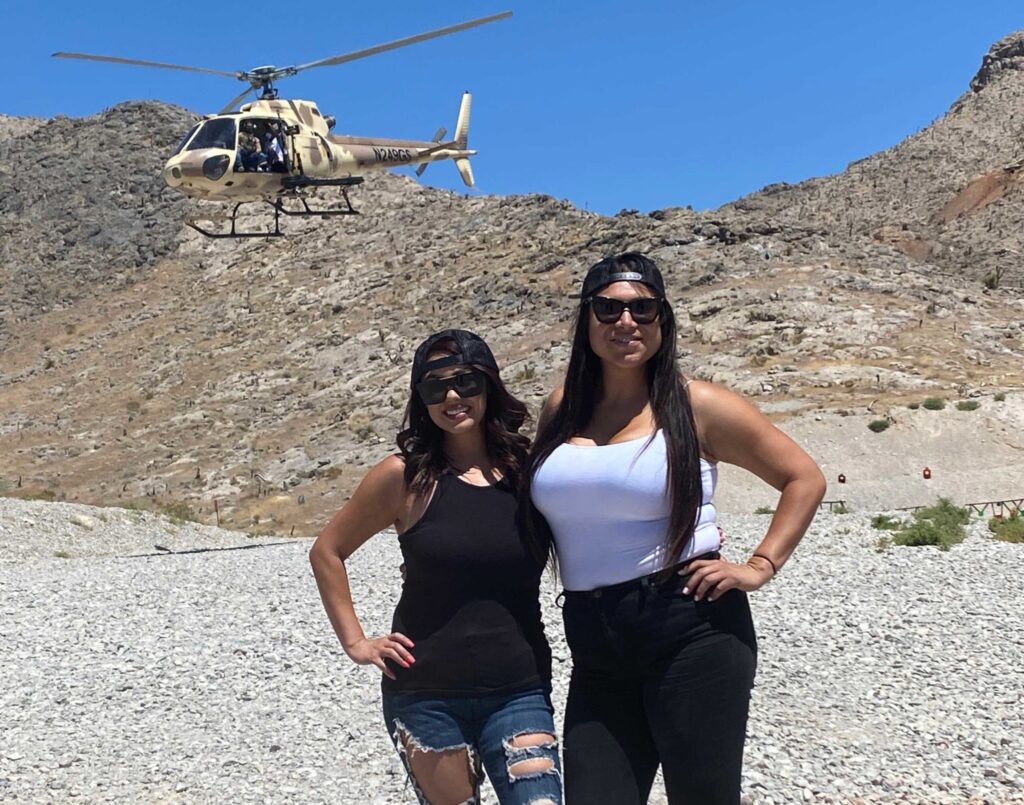 alt="Gunship Helicopters battle buddy package with helicopter and desert range shooting"