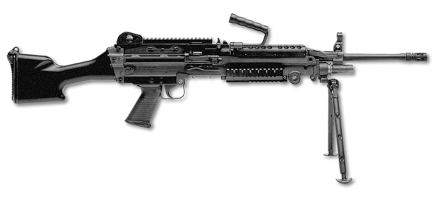 M249 SAW light machine gun with bipod - our armory