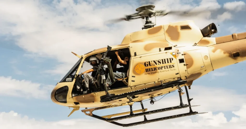 aviation experiences Las Vegas at Gunship Helicopters