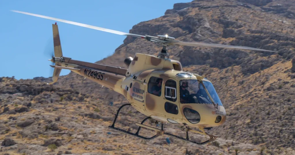 best things to do in Las Vegas at Gunship Helicopters